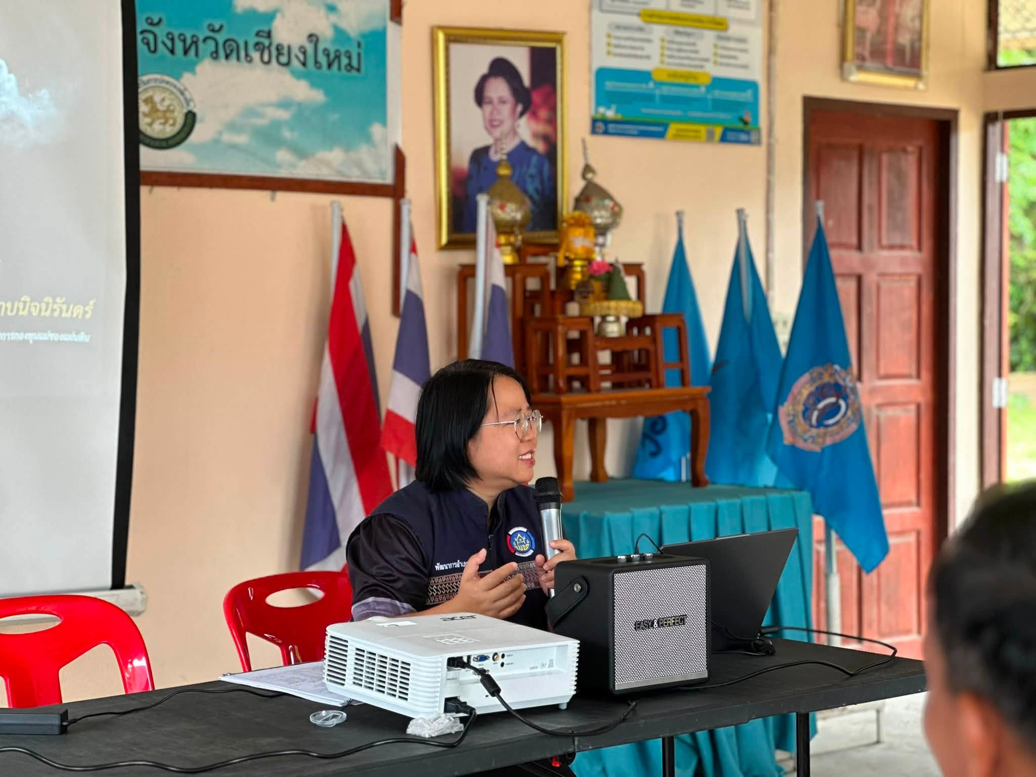 พช.เวียงแหง : จัดกิจกรรมโครงการฝึกอบรมพัฒนาศักยภาพหมู่บ้านกองทุนแม่ของแผ่นดิน ตามโครงการ 128 กองทุนแม่ของแผ่นดิน